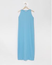 Simply Be - Textured Jersey Maxi Dress - Lyst