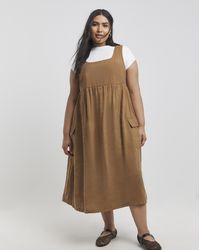 Simply Be - Cargo Utility Midi Dress - Lyst