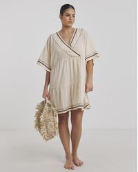Beach To Beach - Ric Rac Mini Beach Dress - Lyst
