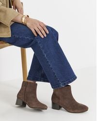 JD Williams - Low Block Heel Ankle Boot Eee Fit - Lyst