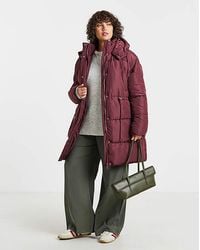 Simply Be - Longline Padded Coat - Lyst