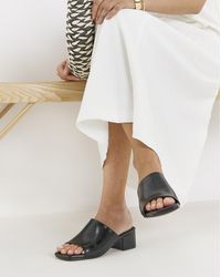 Simply Be - Low Block Heel Mules Extra Wide Fit - Lyst