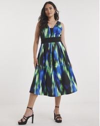 Joanna Hope - Printed Scuba Prom Dress - Lyst