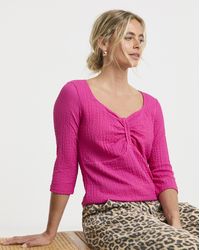Simply Be - Hot Textured Jersey Top - Lyst