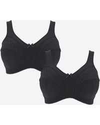 Pretty Secrets - 2 Pack Sally Minimiser Non Wired Bras - Lyst