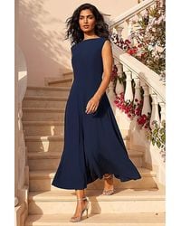 Roman - Roman Fit & Flare Midi Dress - Lyst