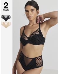 Pretty Secrets - 2 Pack Hannah Spot Briefs - Lyst