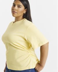 Simply Be - Cinched Waist T-Shirt - Lyst