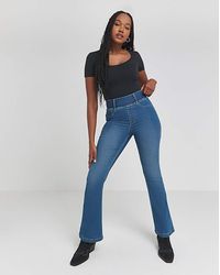 Simply Be - Flared Pull On Jeggings - Lyst