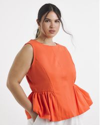Simply Be - Peplum Tank - Lyst