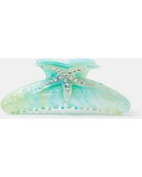 Accessorize - Starfish Shimmer Claw Clip - Lyst