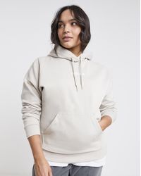 adidas - Linear Logo Fleece Hoodie - Lyst