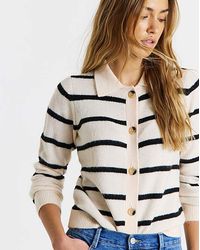 Simply Be - Button Through Collar Cardigan - Lyst