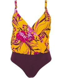 MAGISCULPT - Twist Front Blouson Swimsuit - Lyst