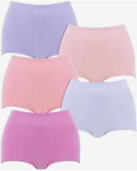 Pretty Secrets - 5 Pack Comfort Shorts - Lyst