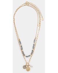 Accessorize - 2-Pack Charm Necklaces - Lyst