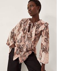 Monsoon - Synthia Snake Print Blouse - Lyst