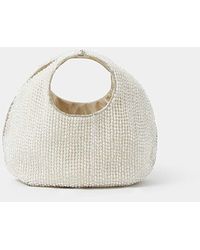 Accessorize - Sparkle Beaded Handheld Bag - Lyst