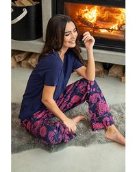 Pour Moi - Cotton T-Shirt Trouser Pyjama - Lyst