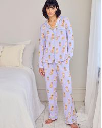 Chelsea Peers - Classic Long Button Up Set - Lyst