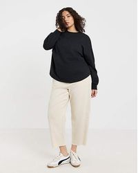 Simply Be - Curved Hem Sweatshirt - Lyst