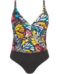 MAGISCULPT - Twist Front Blouson Swimsuit - Lyst