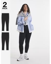 Simply Be - 2 Pack Cotton Rich Leggings - Lyst