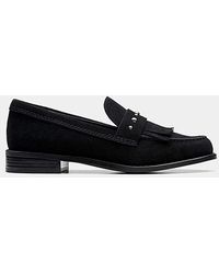 Clarks - Hana Suede Loafer D Fit - Lyst