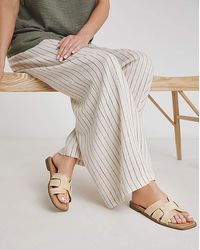 JD Williams - Woven Mule Sandal Ex Wide - Lyst