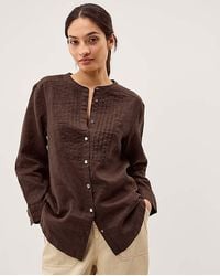 Monsoon - Clo Pintuck Linen Shirt - Lyst