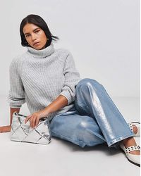 Simply Be - Roll Neck Longline Jumper - Lyst
