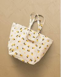 Simply Be - Lemon Canvas Tote Bag - Lyst
