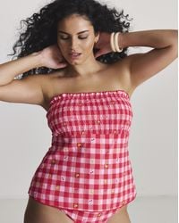 Simply Be - Shirred Tankini Top - Lyst