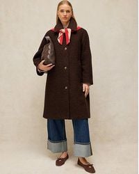 White Stuff - Boucle Wool Coat - Lyst
