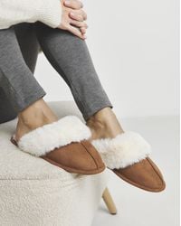 Simply Be - Closed Toe Mule Slippers Ex Wide - Lyst