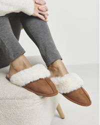 Simply Be - Closed Toe Mule Slippers Wide - Lyst