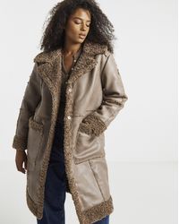 Simply Be - Long Length Pu Aviator - Lyst