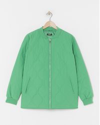 Simply Be - Quilted Bomber Jacket - Lyst