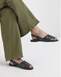 Simply Be - Woven Slingback Sandals Extra Wide Fit - Lyst