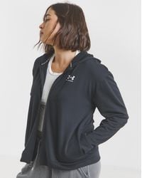 Under Armour - Rival Terry Full Zip Hoodie - Lyst