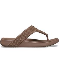 Crocs™ - Getaway Triangle Flip Flop - Lyst