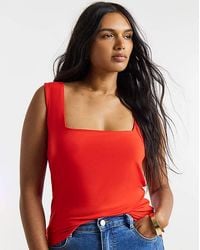 Simply Be - Square Neck Vest - Lyst