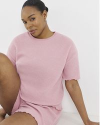 Pretty Secrets - Waffle Lounge Short Set - Lyst