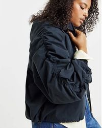 Simply Be - Dark Hooded Wind Breaker Jacket - Lyst