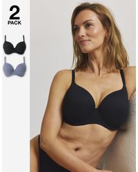 Pretty Secrets - Harper 2 Pack Rib T-Shirt Bras - Lyst