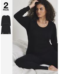 Pretty Secrets - 2 Pack Thermal Long Sleeve Tops - Lyst