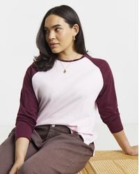 Simply Be - Raglan Ls T-Shirt - Lyst