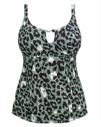 Elomi - Jungle Bay Non Wired Tankini Top - Lyst