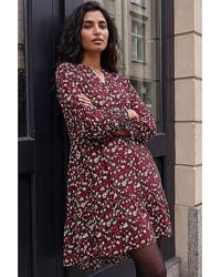 Roman - Roman Floral Print Buttoned Dress - Lyst