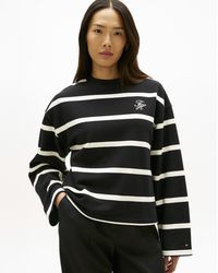 Tommy Hilfiger - Logo Embroidery Terry Crew Neck Sweatshirt - Lyst